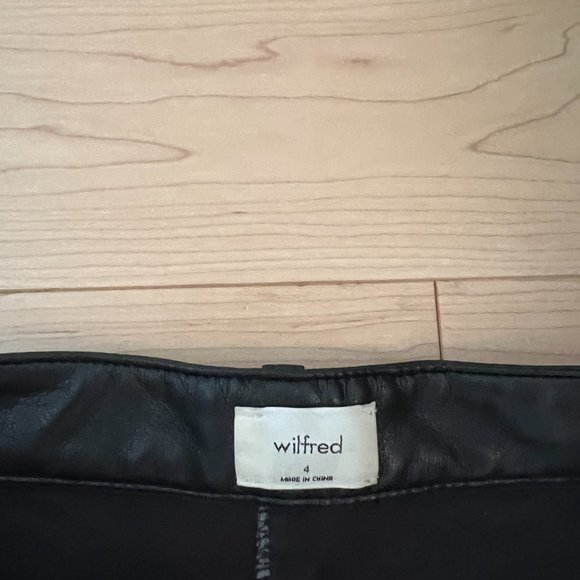 Aritzia Wilfred The Melina Pant in Black Regular Length - Picture 2 of 3